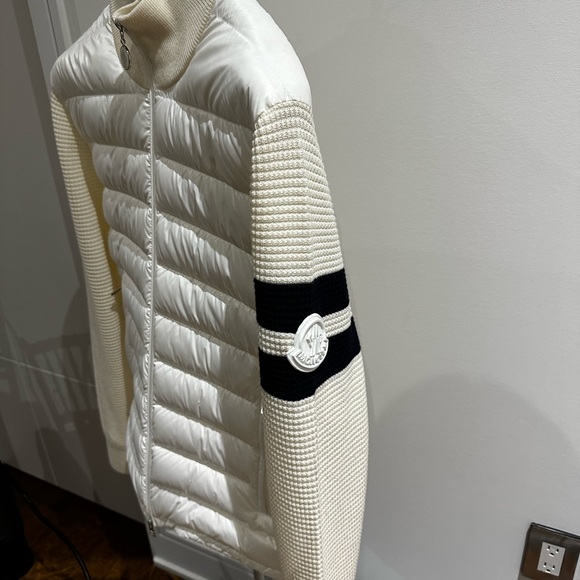 Montcler sweater jacket white XL - Picture 1 of 5